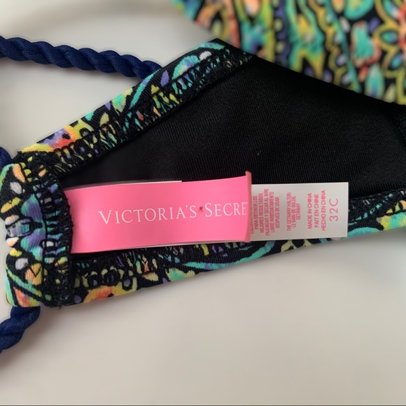 Victoria's Secret Bikini Swim Top w/ tassels 32C - Picture 5 of 5